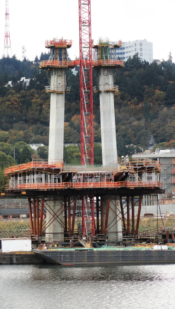 Portland Light Rail Bridge Construction